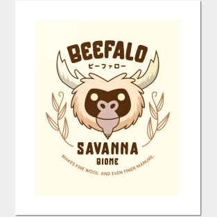 Savanna Beefalo Posters and Art